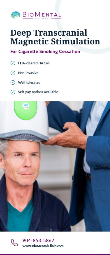 Cover of the Deep Transcranial Magnetic Stimulation for Cigarette Smoking Cessation brochure